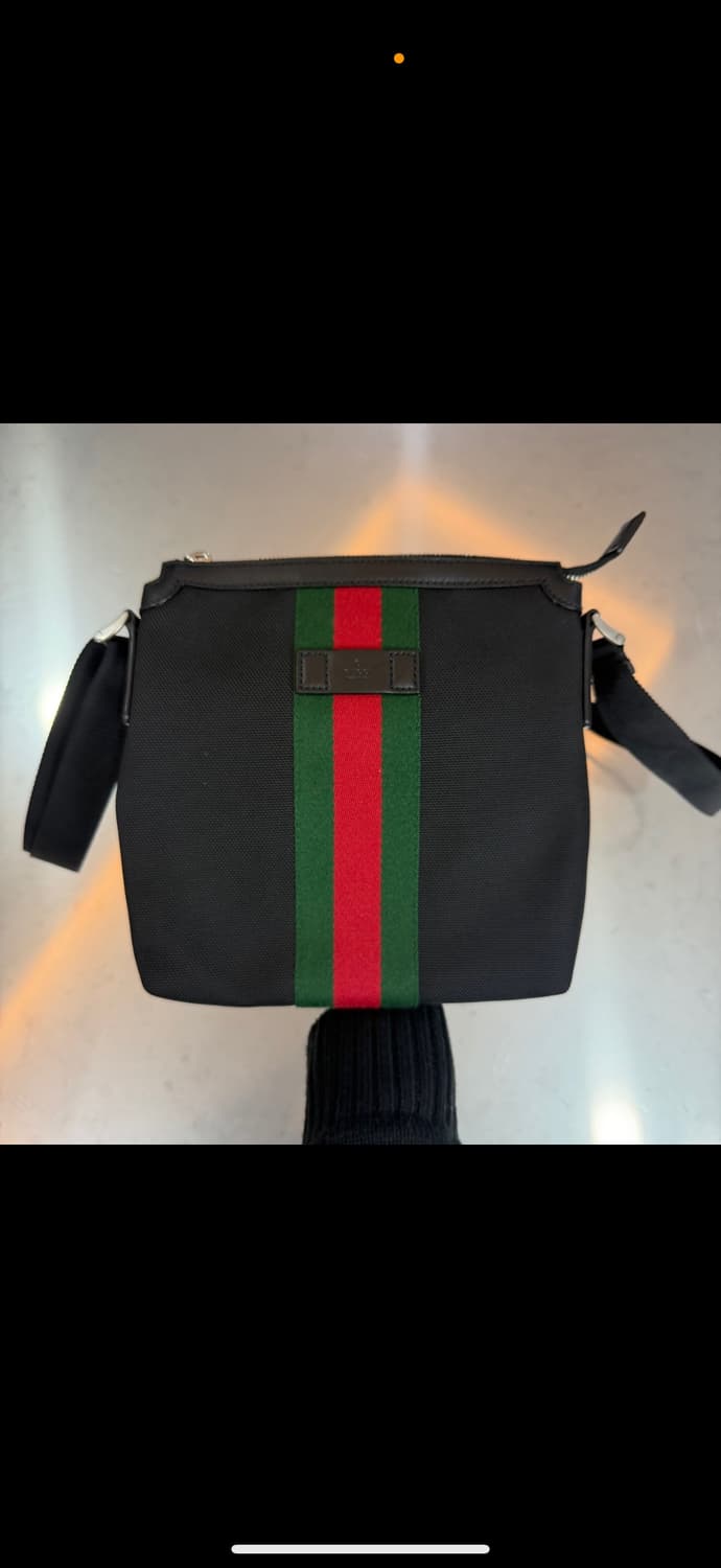 [리오브전포점] 구찌 웹 삼선 테크노 캔버스 숄더 크로스백 상품이미지2