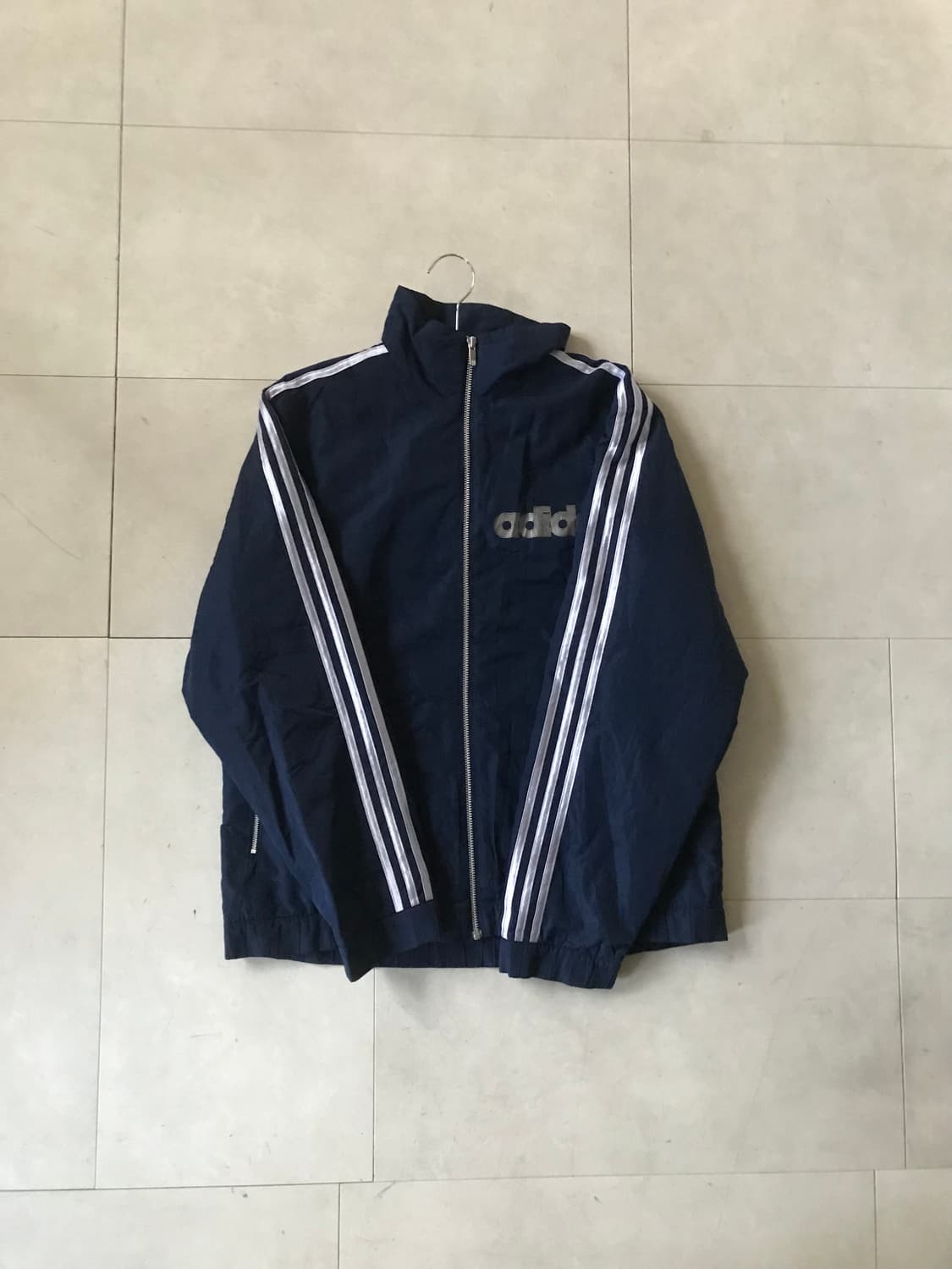 아디다스 네이비 실버 삼선 점퍼 상품이미지6