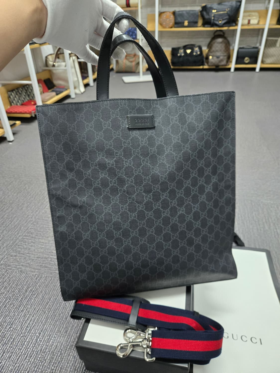 [특가][정품]구찌 웹삼선 토트 숄더백 상품이미지2