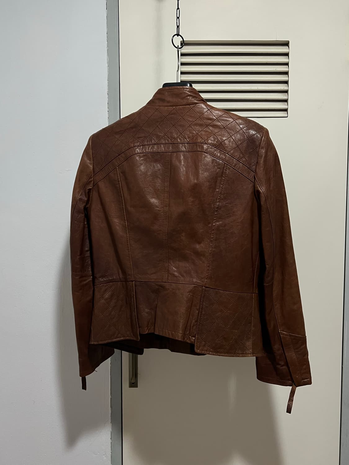 BROWN LEATHER-JACKET 상품이미지4