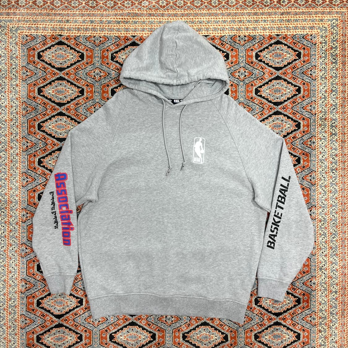 NBA 백프린팅 그레이 후드티 남성M 상품이미지1