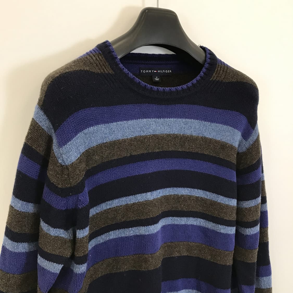 타미힐피거 빈티지 스트라이프패턴 니트 [M] 상품이미지2