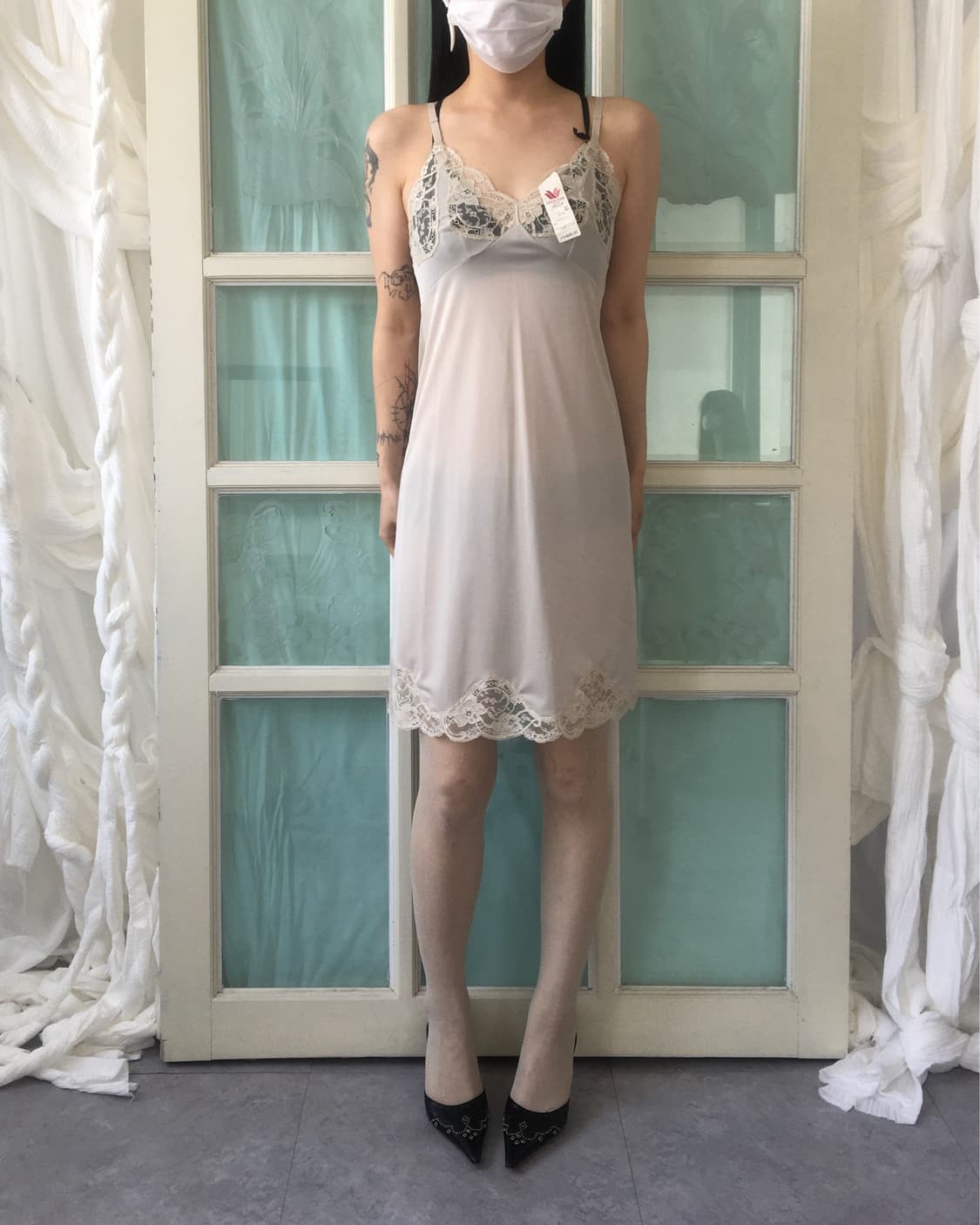 Lace point slip onepiece 상품이미지7