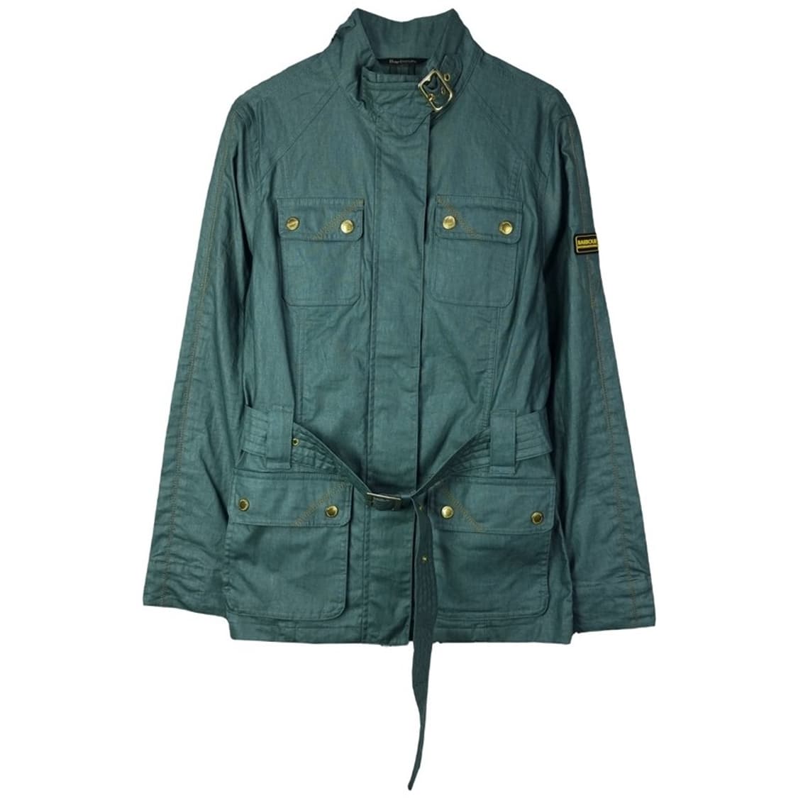 [바버] 인터네셔널 모직 혼방 벨티드 라이더 자켓 P01256 상품이미지2