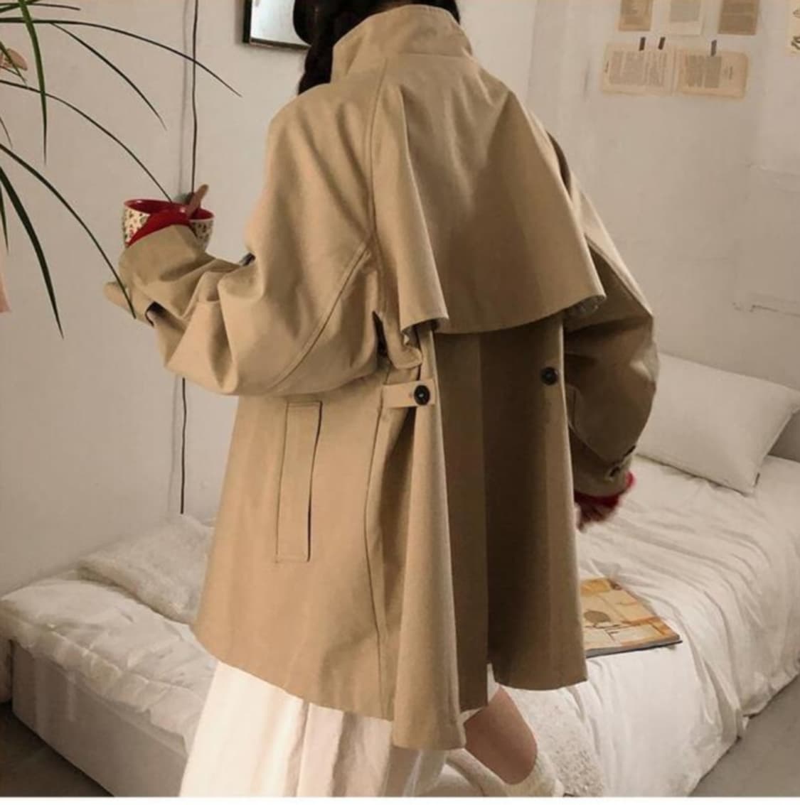 빈블 숏 트렌치 자켓 상품이미지3