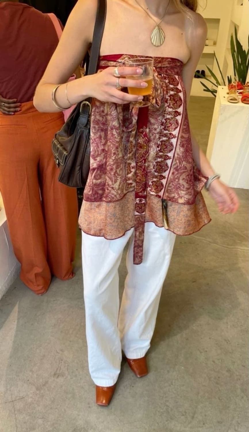 Vintage pendant+India silk 상품이미지9