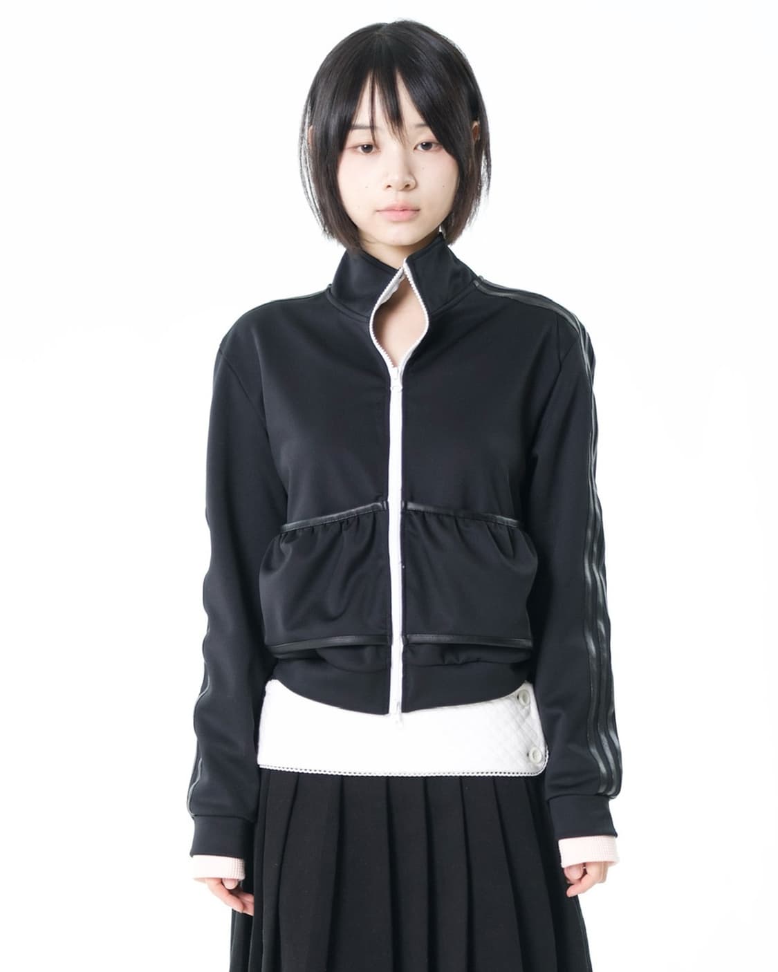 오스하이 져지 스커트 셋업 상품이미지2