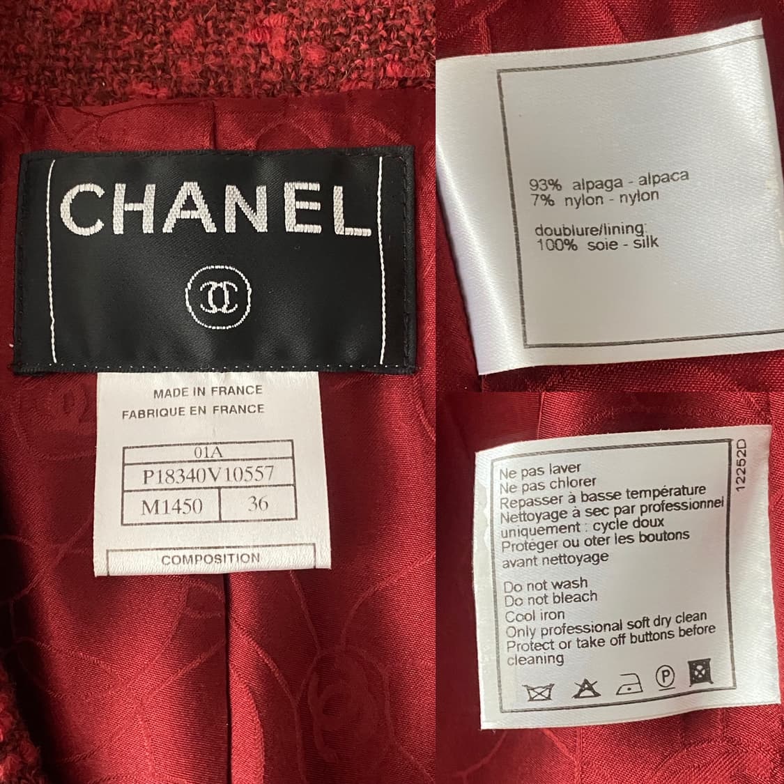 CHANEL 샤넬 트위드 코트(36) 상품이미지10