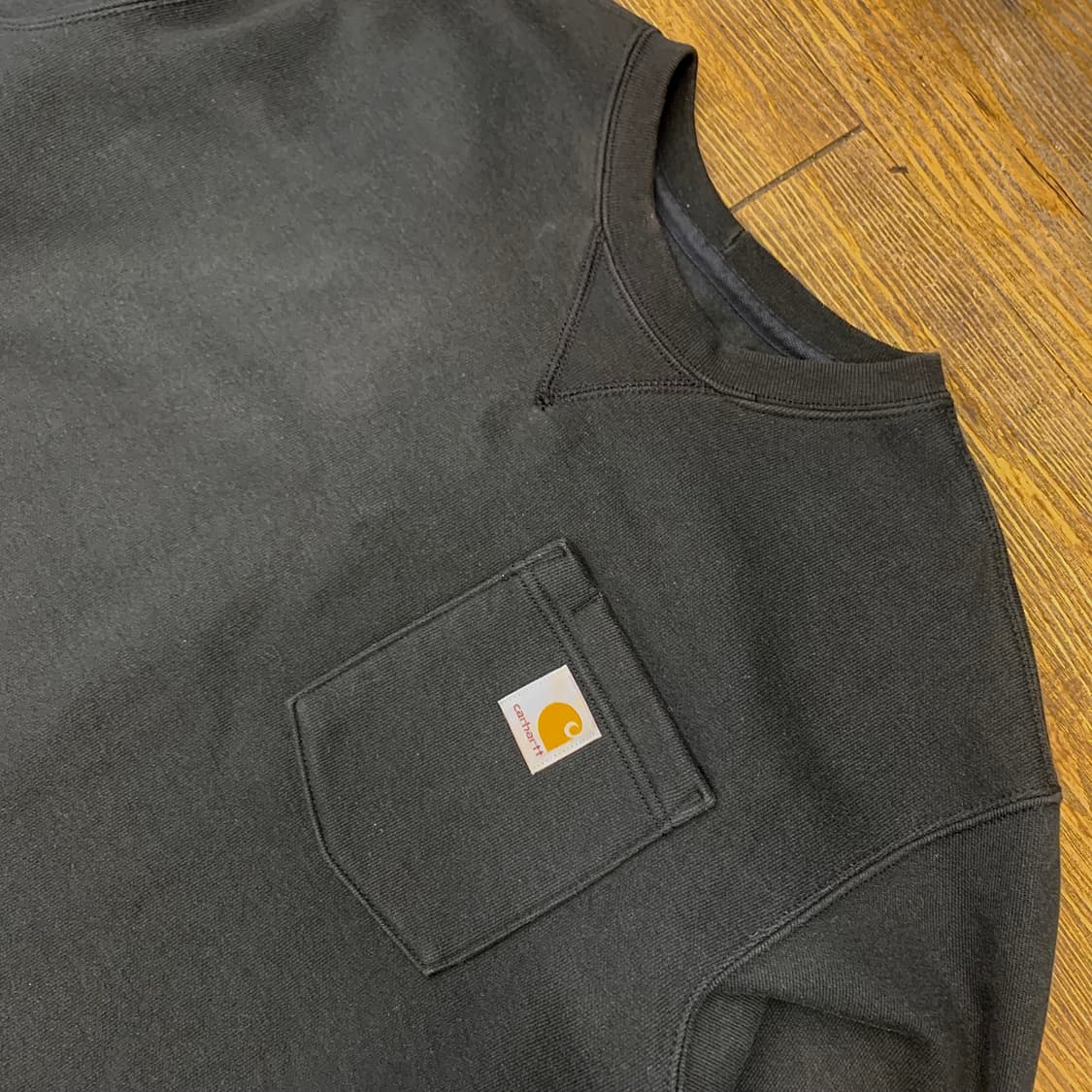 칼하트 오리지널핏 블랙 맨투맨 M 상품이미지3
