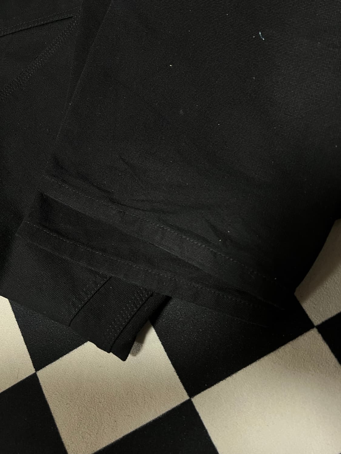 [30X32] 칼하트 WIP 더블니 워크 팬츠 디어본 블랙 상품이미지5