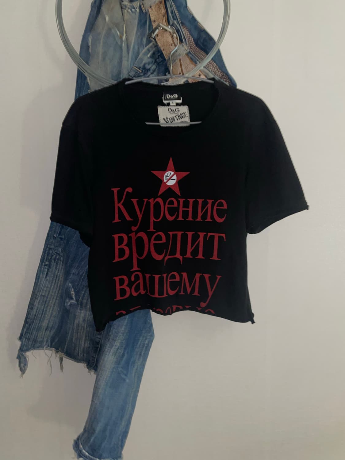 Rare 돌체앤가바나 노스모킹 티셔츠 상품이미지3