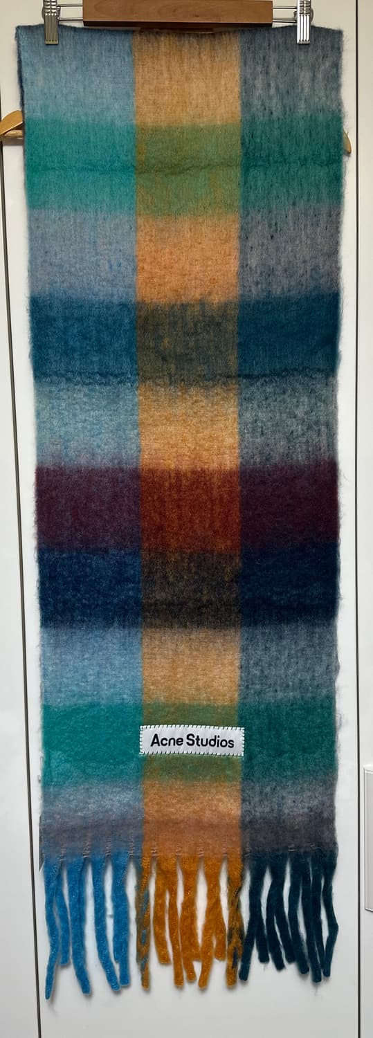 아크네 스튜디오 모헤어울체크 머플러 남여공용 상품이미지4