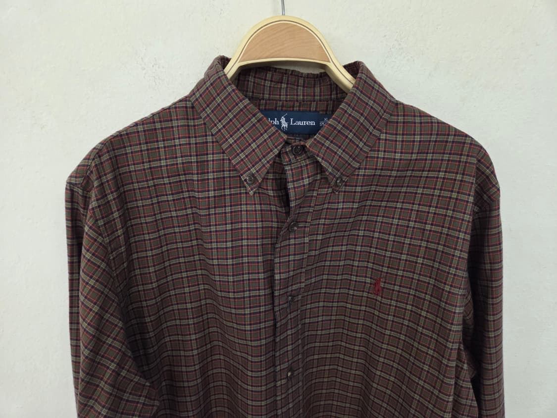 랄프로렌 커스텀핏 체크 셔츠 XL 상품이미지3