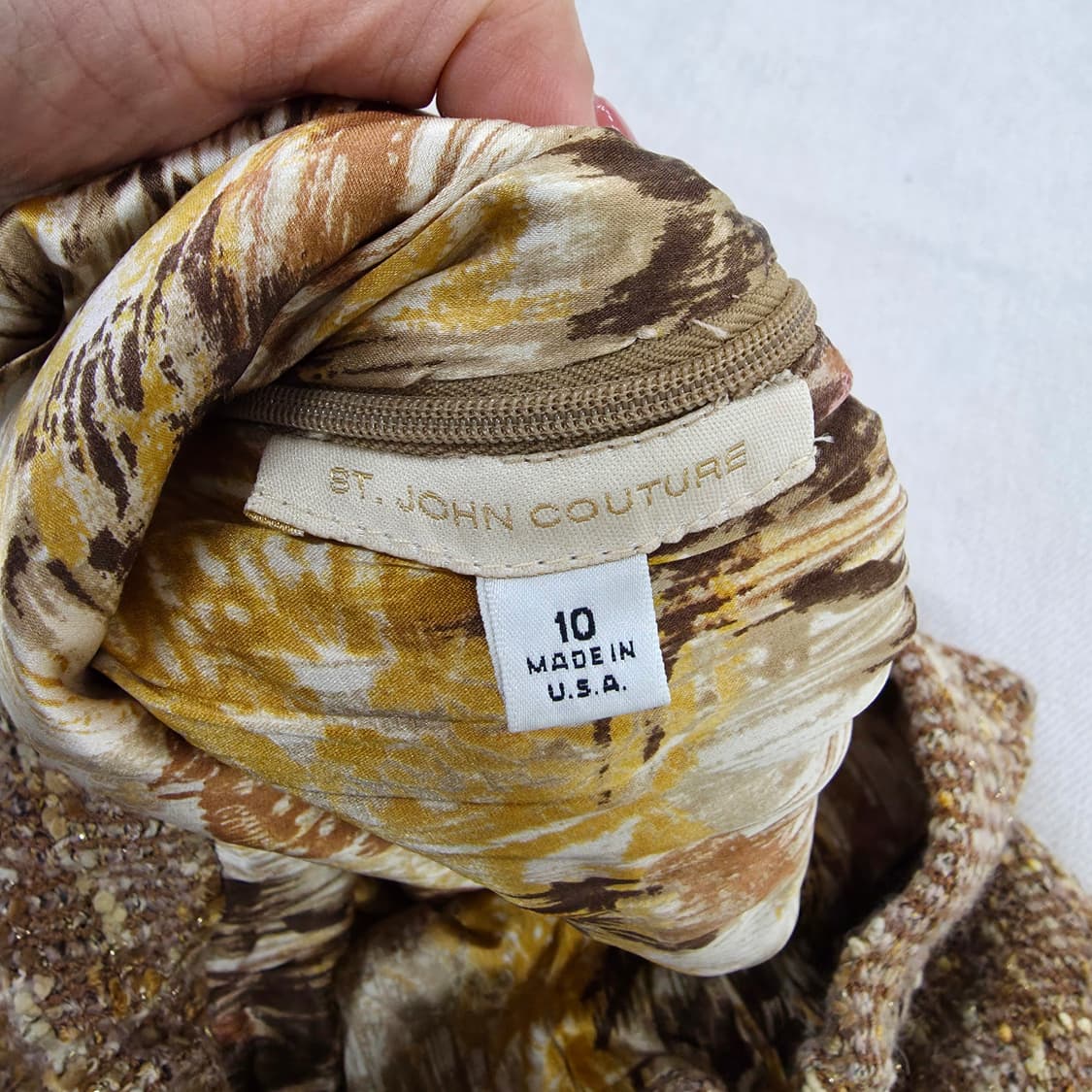 [10] 센존 니트 트위드 H스커트 치마 1231J 상품이미지4