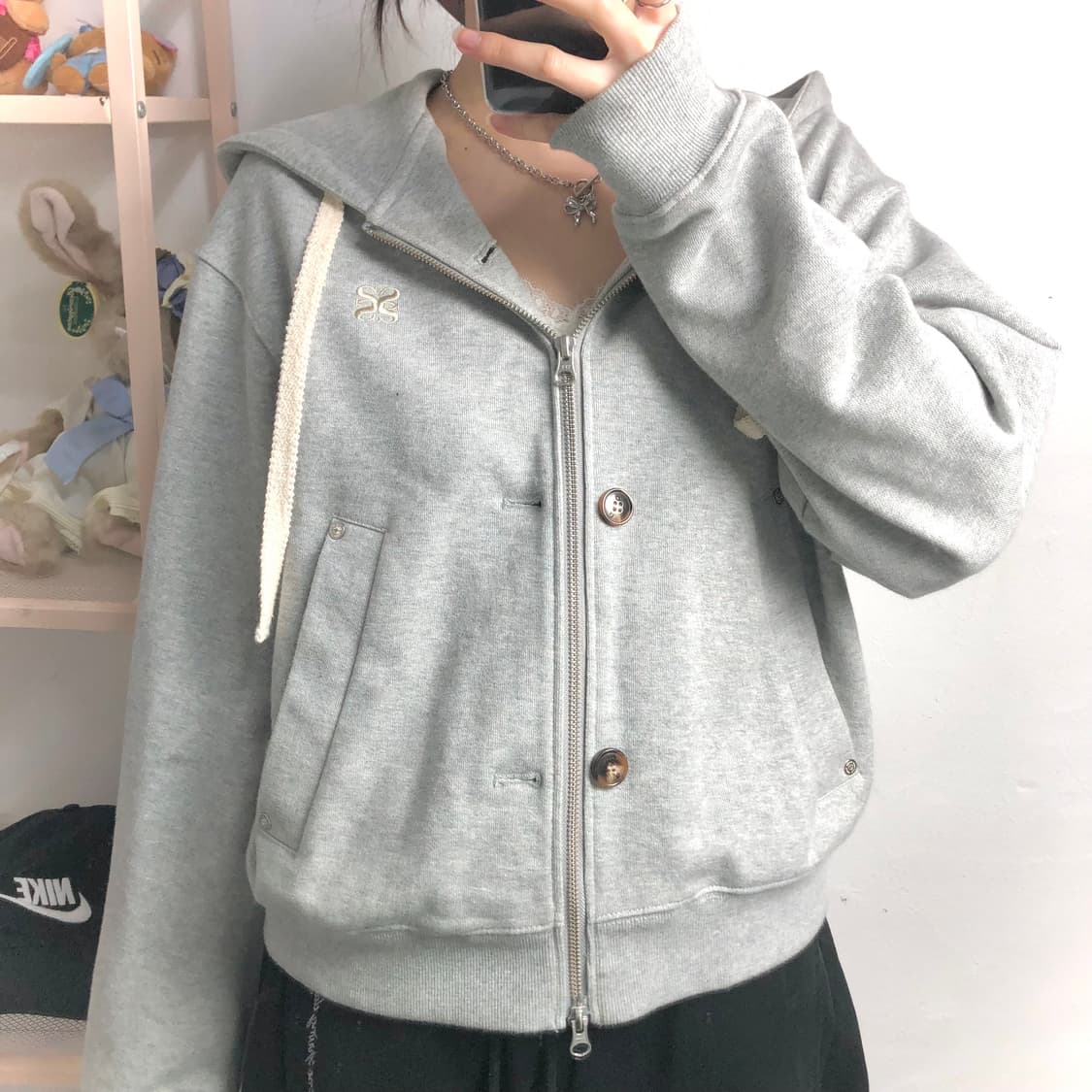 새터 그레이 투웨이 후집 상품이미지2