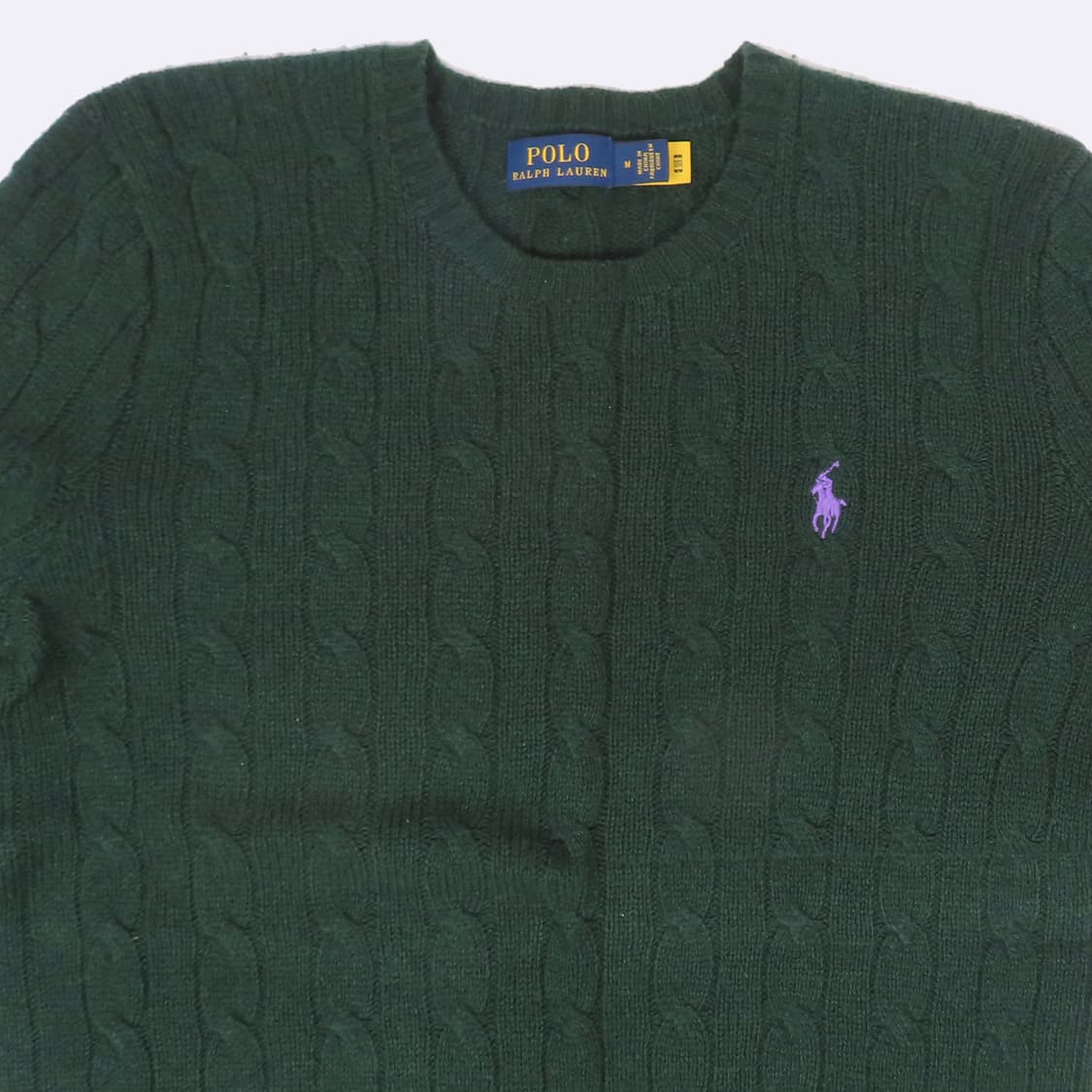 폴로 케이블 니트 여성용 M 상품이미지2