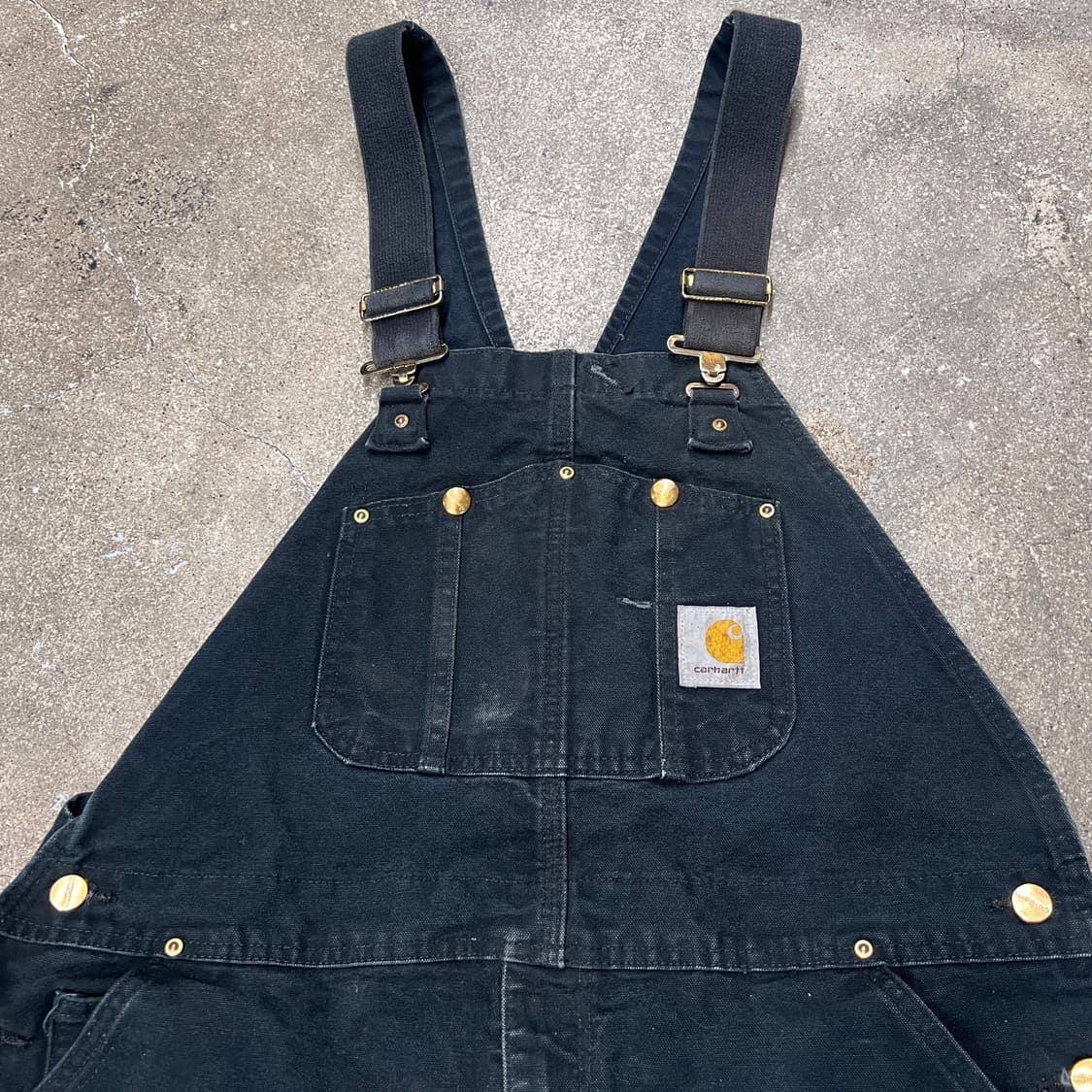 00‘s 칼하트 오버롤 R01 BLK 상품이미지2