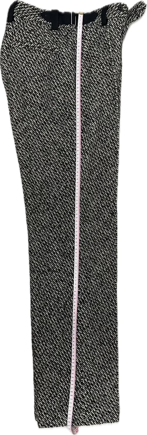 [(S) 룩북 모델용 미발매 샘플]22FW STU 트윌 베이지 블랙 팬츠 상품이미지8