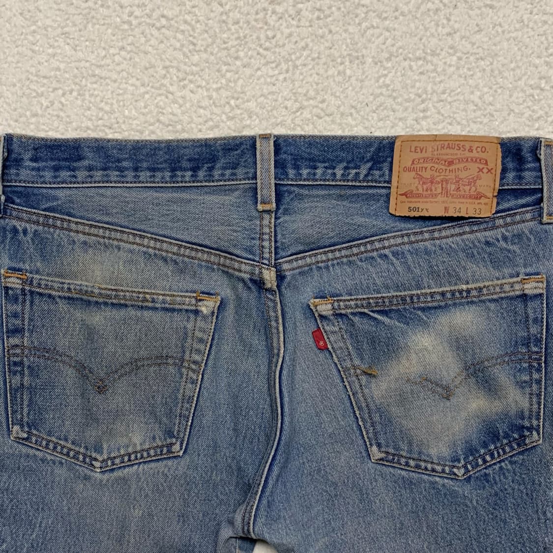 [34] 90's 리바이스 501 데님팬츠 발렌시아 555 공장 블랭크탭 상품이미지2