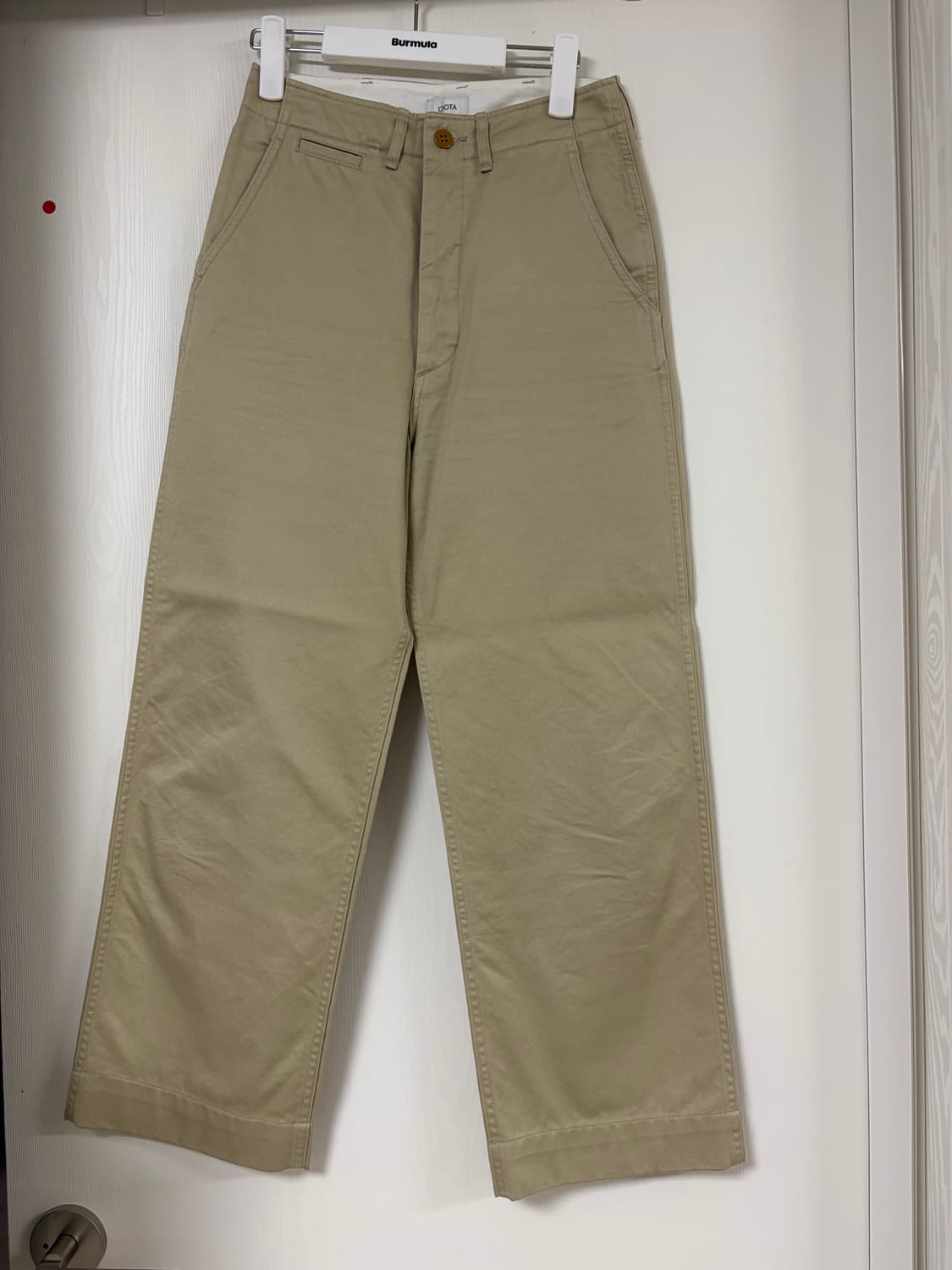 시오타 웨폰 치노 클로스 팬츠 베이지 Ciota Weapon Chino 상품이미지3