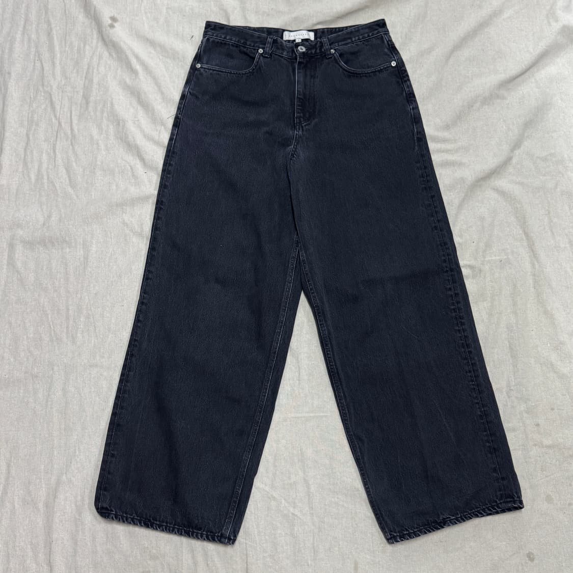 브라운야드 와이드 흑청 데님팬츠 4(29~31) 상품이미지1