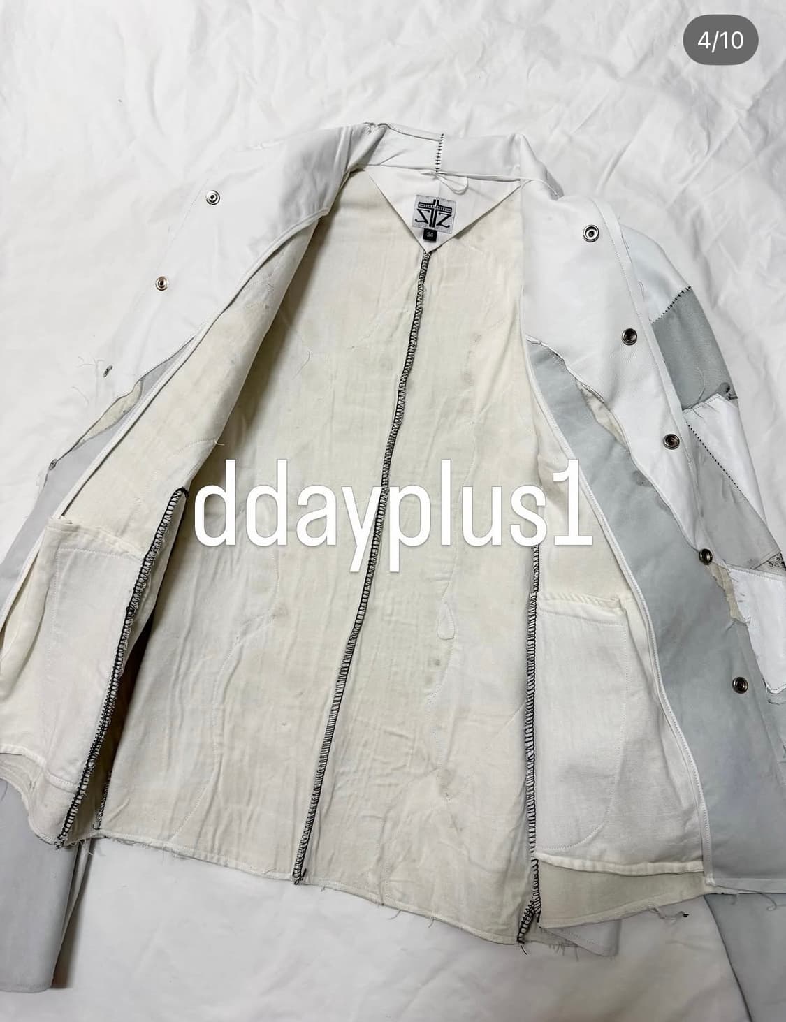 잠바렛 - 24FW 문스타 레더 프로토로지컬 아크타입 셔츠 자켓 상품이미지5