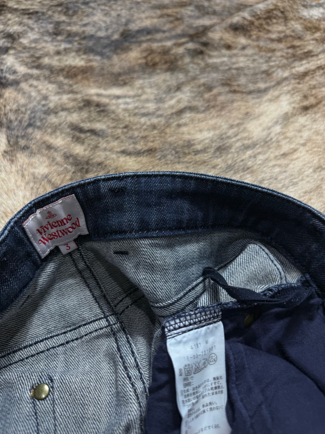 vivienne westwood low-rise denim pants 상품이미지6