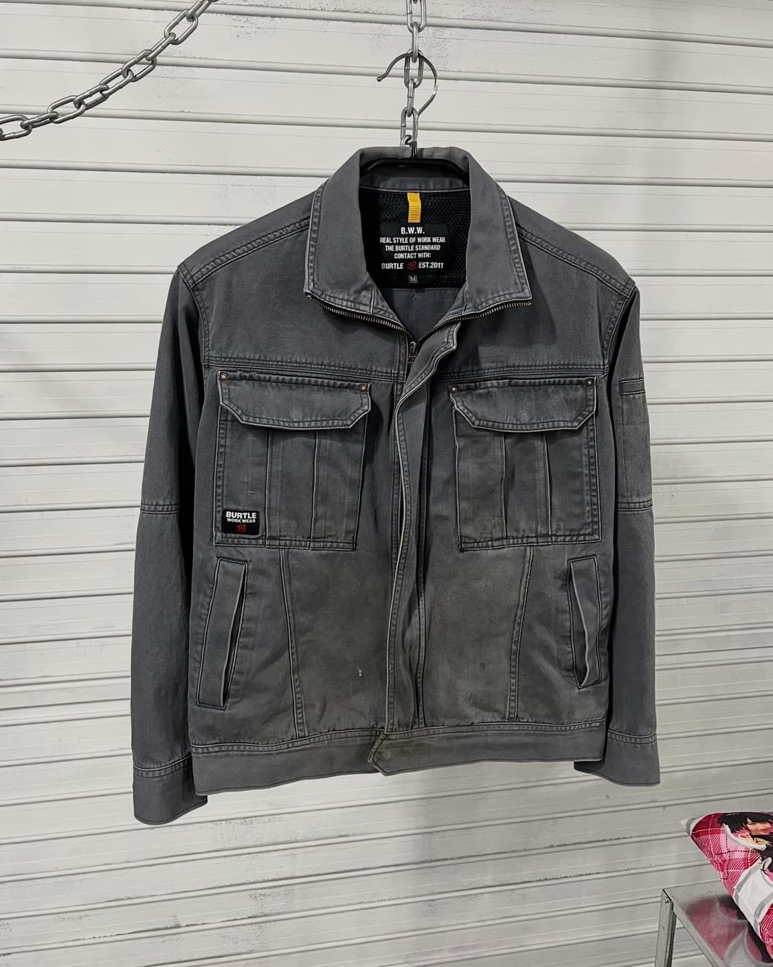 Burtle faded dirty work jacket 상품이미지2