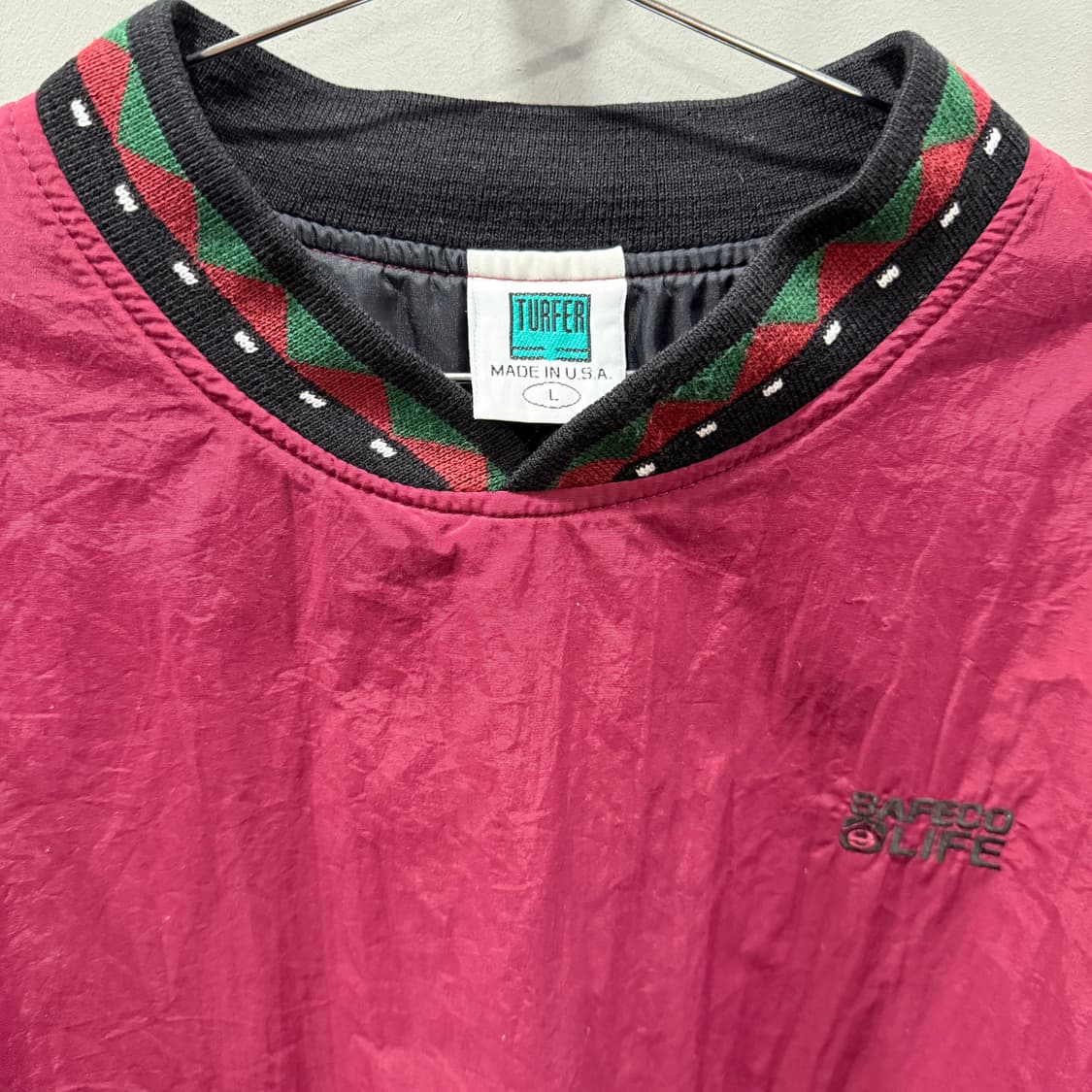 L TURFER 90s USA 빈티지 웜업 롱슬리브 맨투맨 티셔츠 상품이미지3