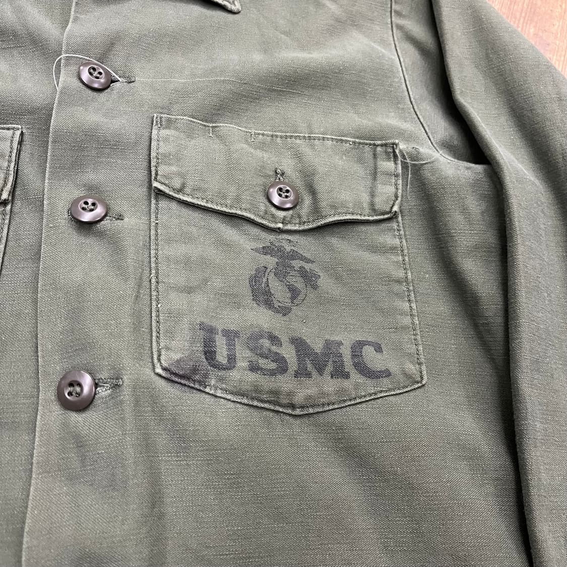 60s~70s 빈티지 미군 오리지널 OG-107 유틸리티 셔츠 상품이미지3