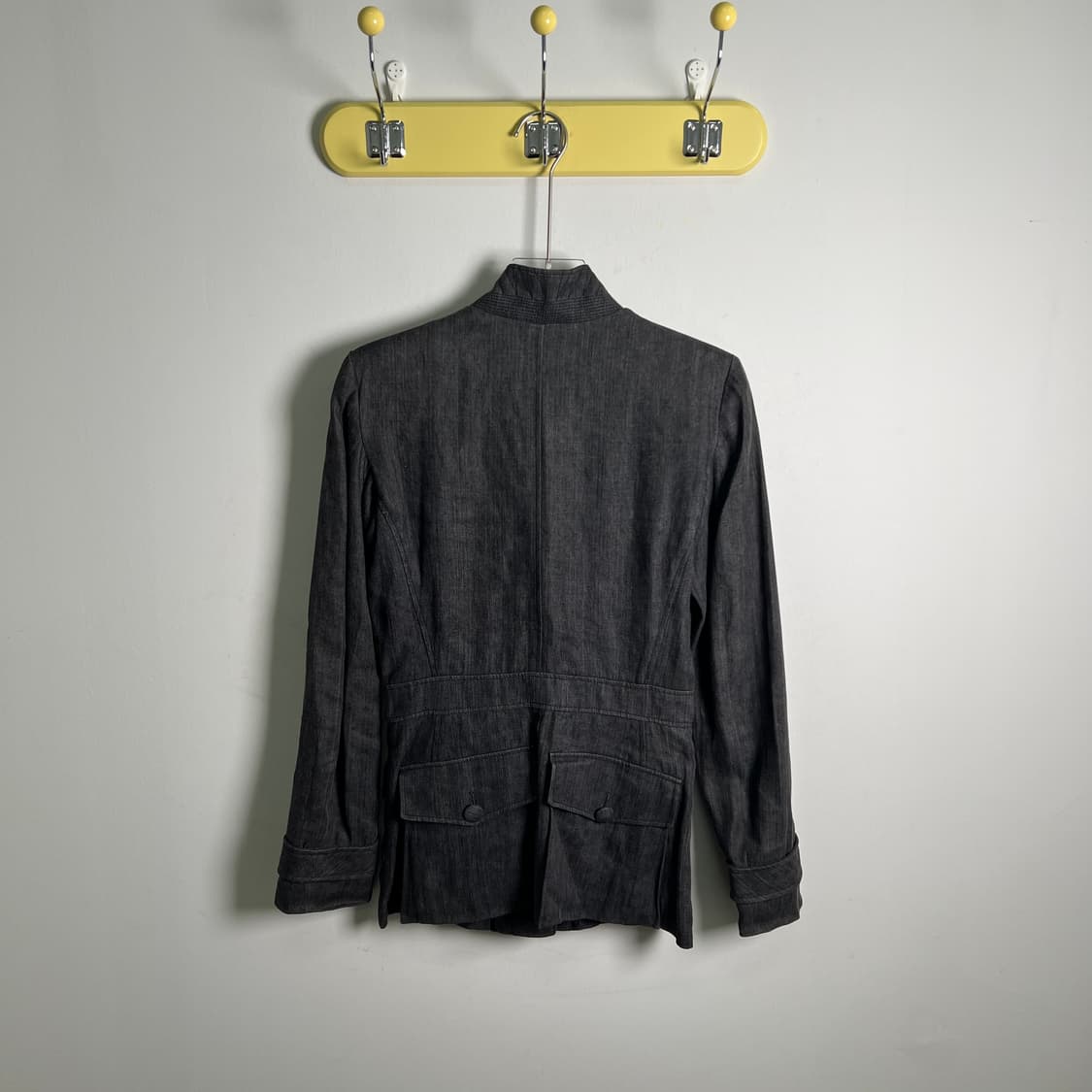 발렌시아가 다크 그레이 린넨 사파리 자켓 36 상품이미지2