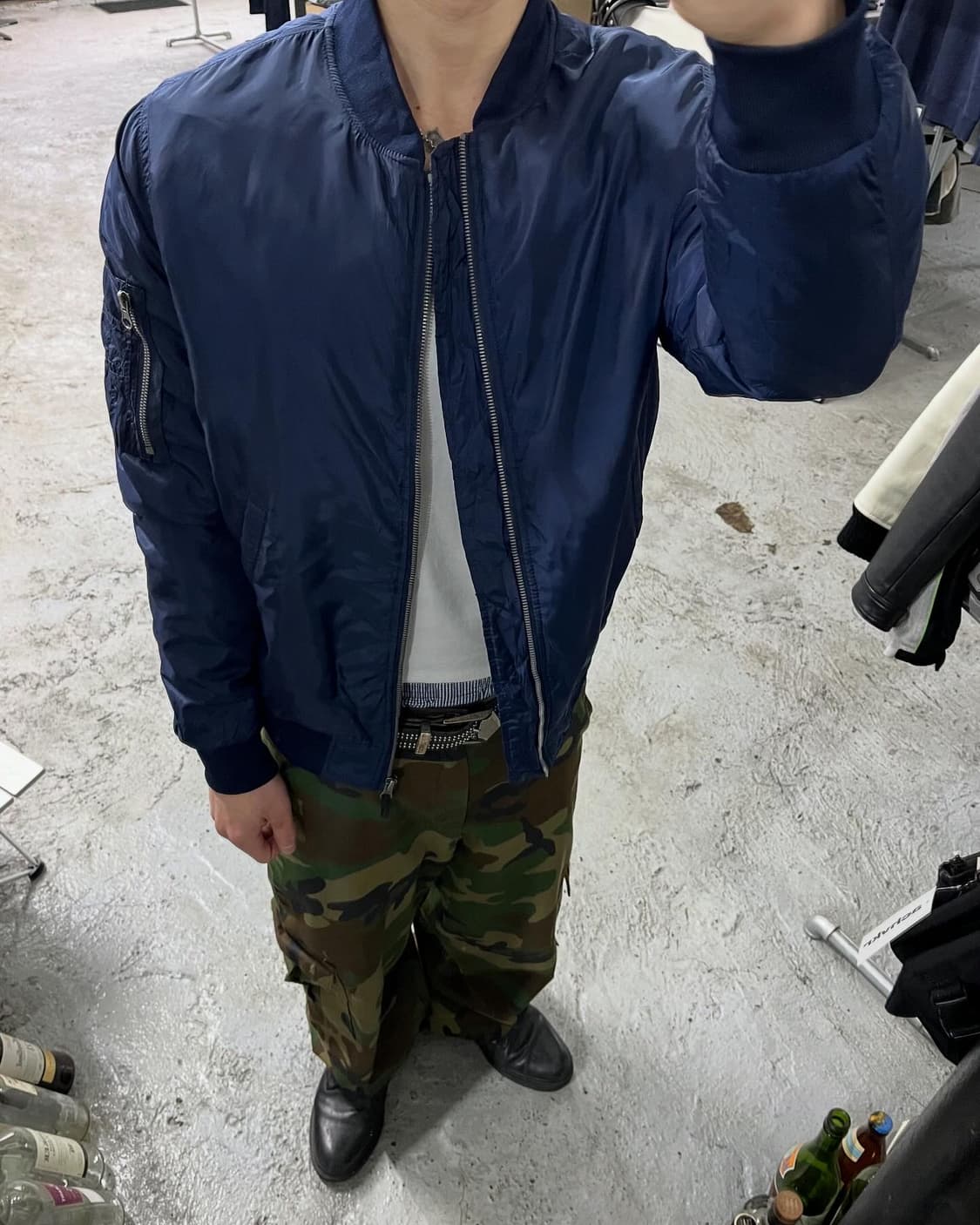 real standard ma-1 bomber jacket 상품이미지1