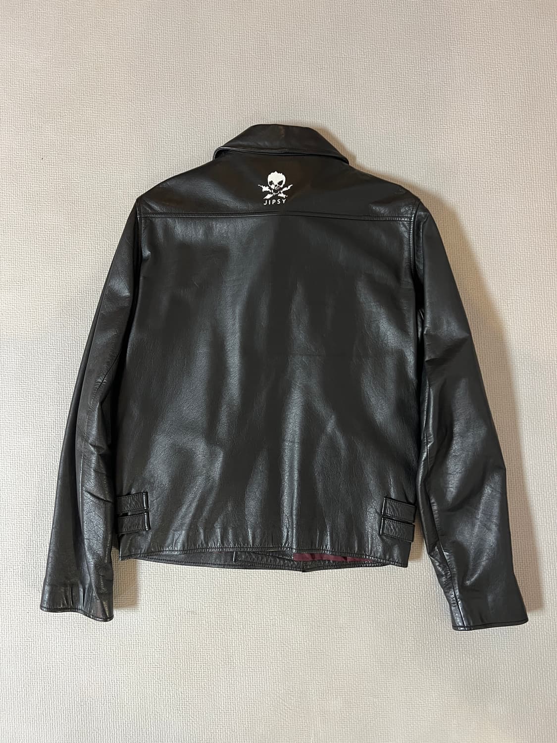 무료배송 - Made in KOREA 집시 소가죽 리얼 레더 라이더 자켓 상품이미지6