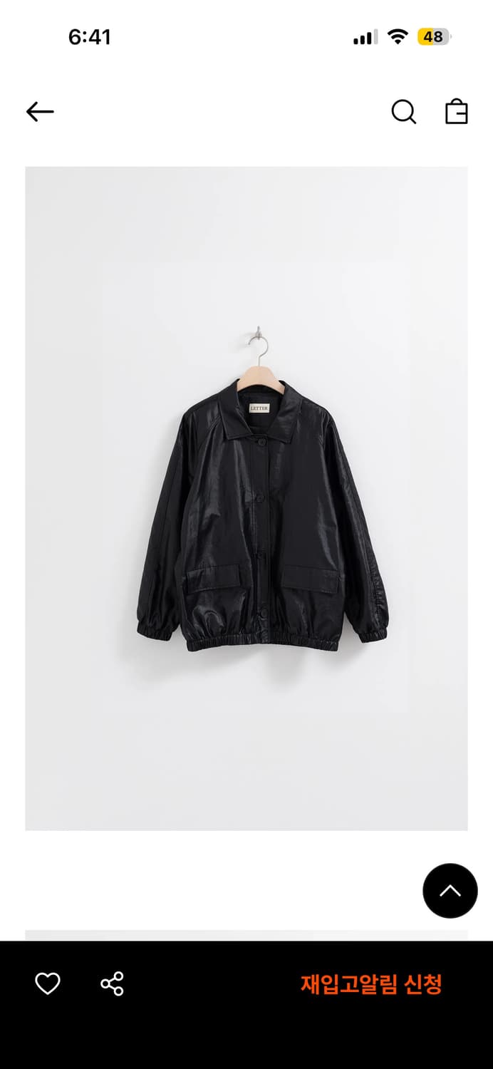 LETTER 레터 데이 코티드 점퍼 상품이미지2