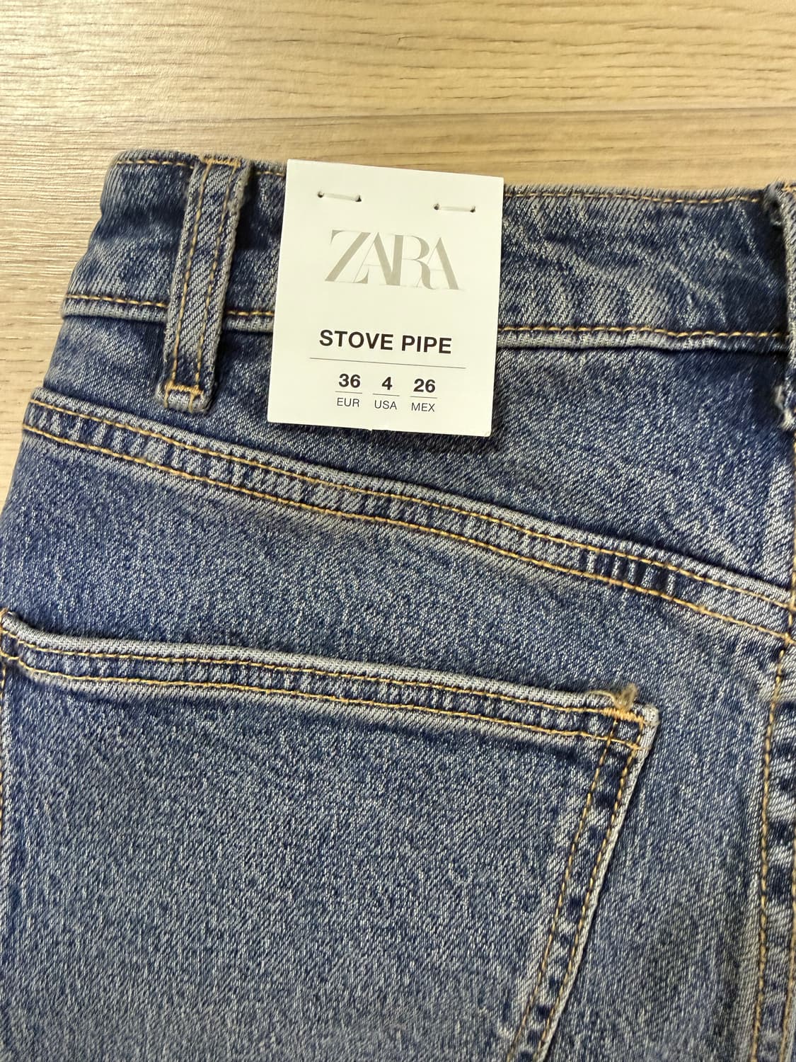 ZARA 자라 하이웨스트 앵클 데님 청바지 (텍있는 새상품/36사이즈) 상품이미지8