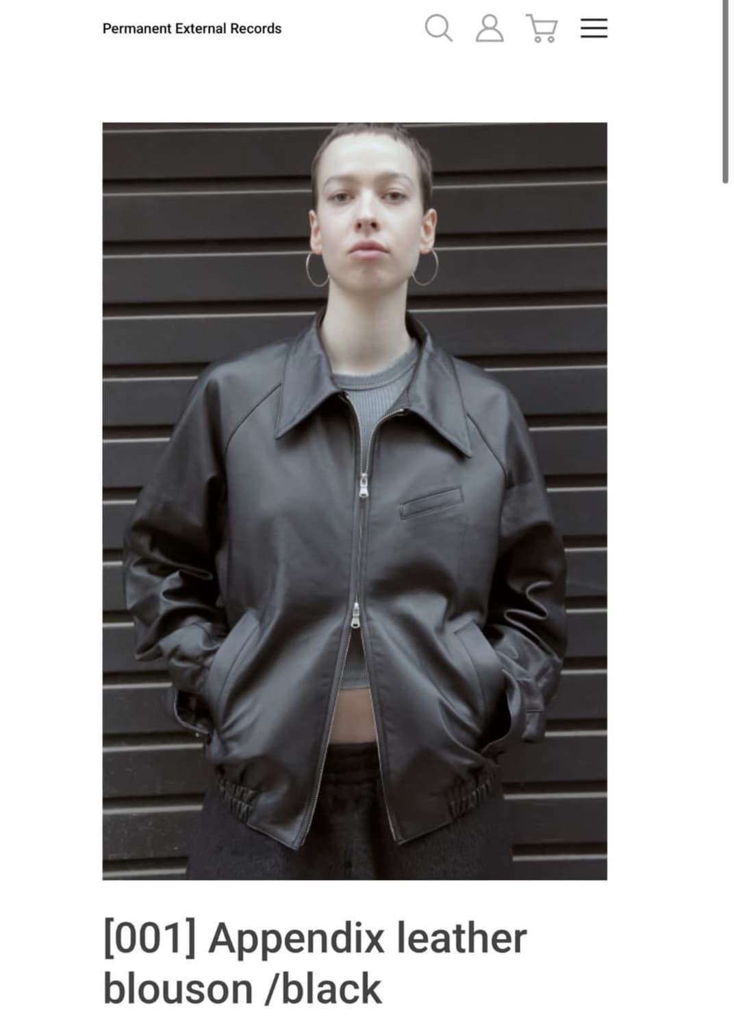 [46] mudule a8 leather jacket 상품이미지1