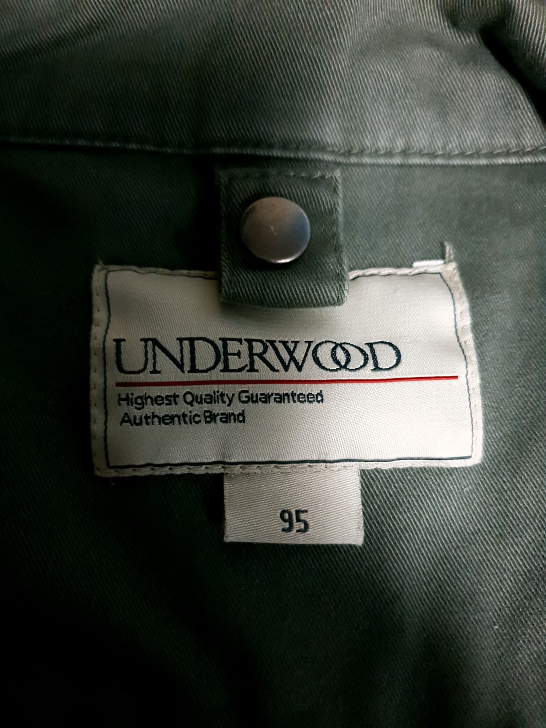 언더우드 빈티지 밀리터리 야상자켓 카키 (M) 상품이미지3
