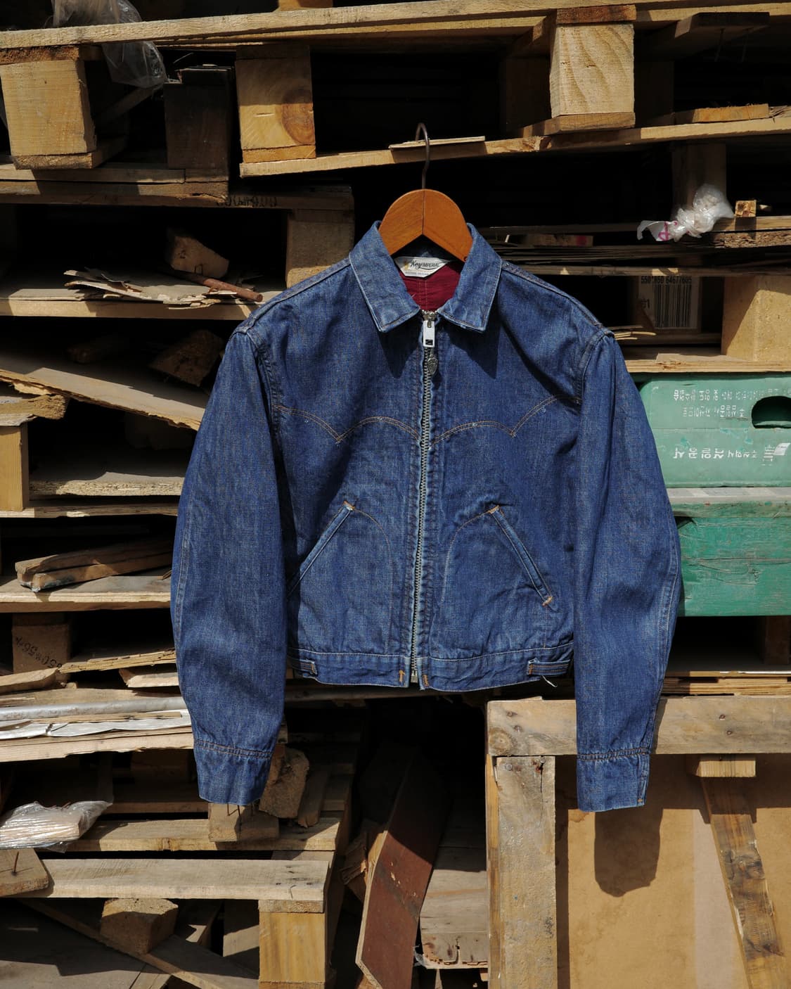 60s Key Imperial 웨스턴 요크 데님 워크 자켓 상품이미지1