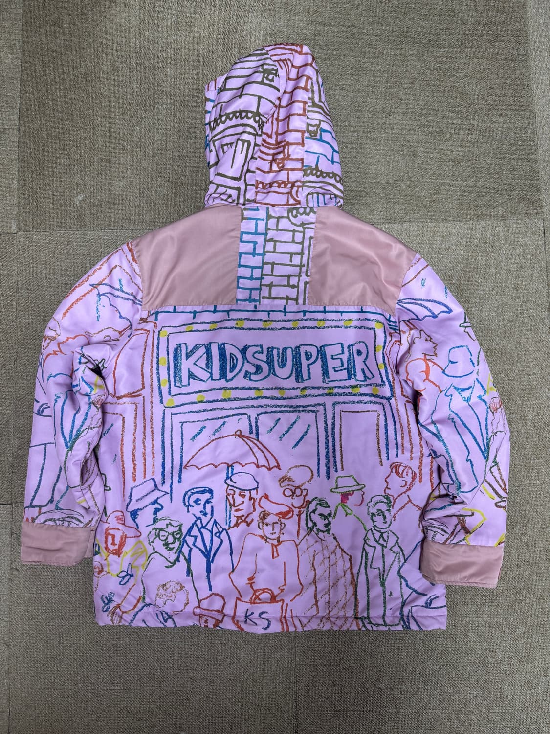 키드슈퍼 경량 후드 패딩 팝니다 상품이미지2