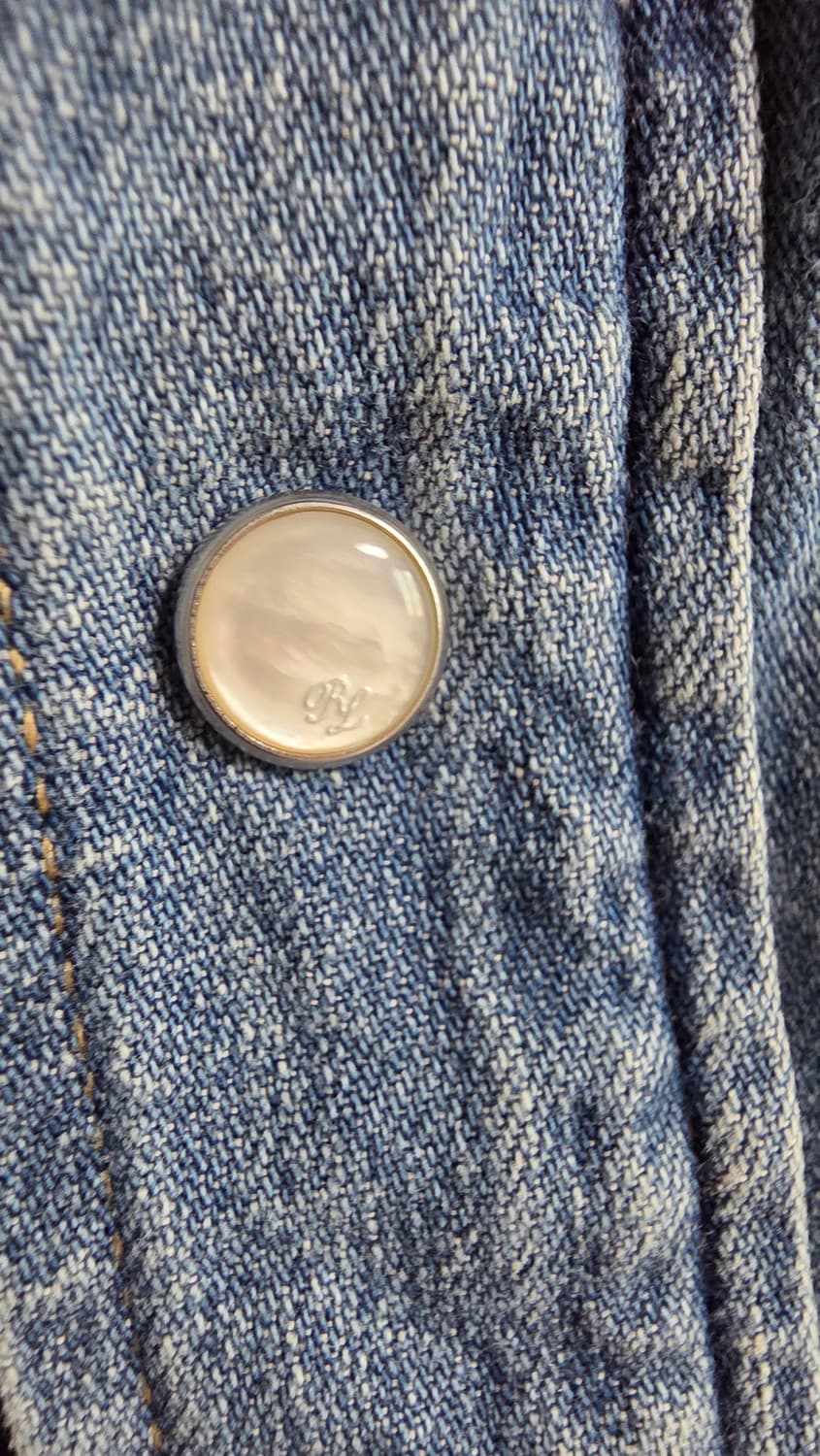 폴로 랄프로렌 퍼플라벨 데님 웨스턴 셔츠 상품이미지3