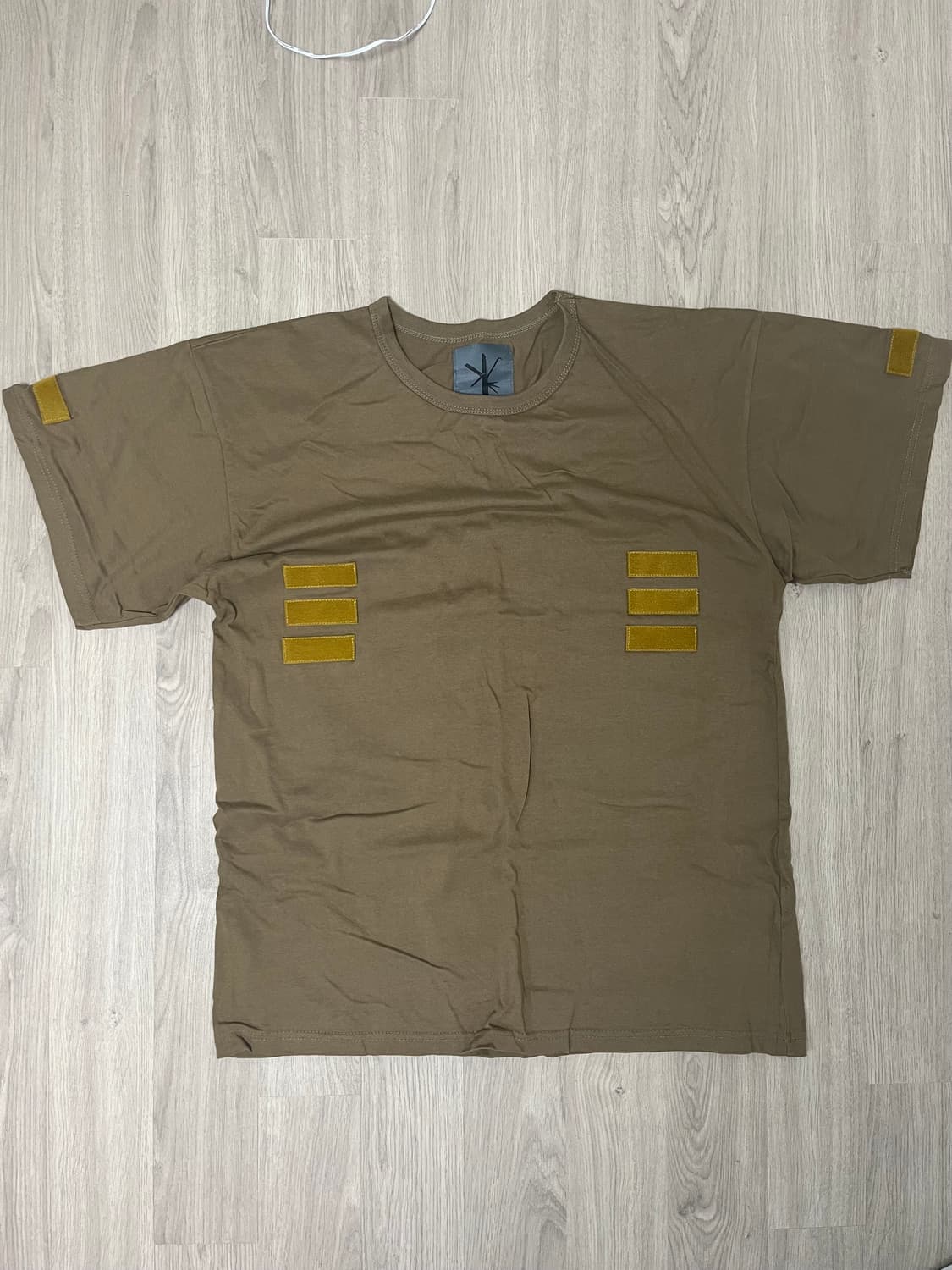 [L] bryan jimenez brown crewneck t shirt 상품이미지1