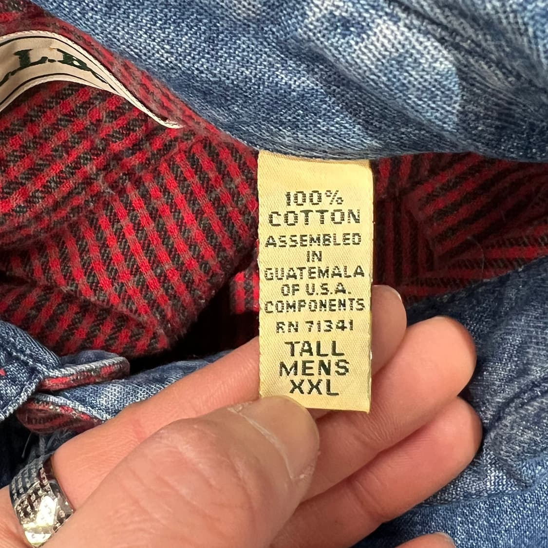 엘엘빈 헤비 데님셔츠 s09448 상품이미지8