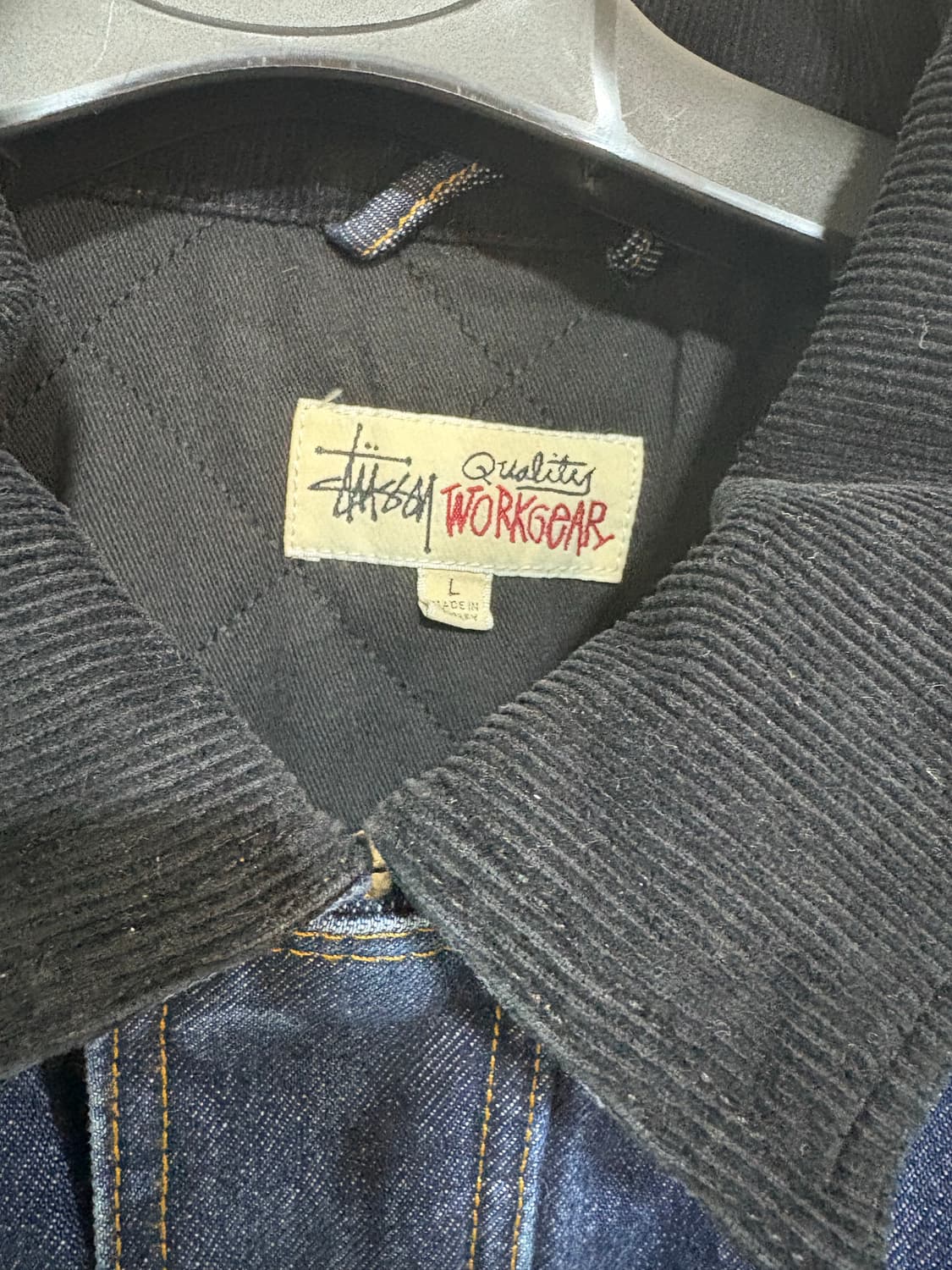 스투시 퀄리티 워크기어 데님 자켓 L 상품이미지2