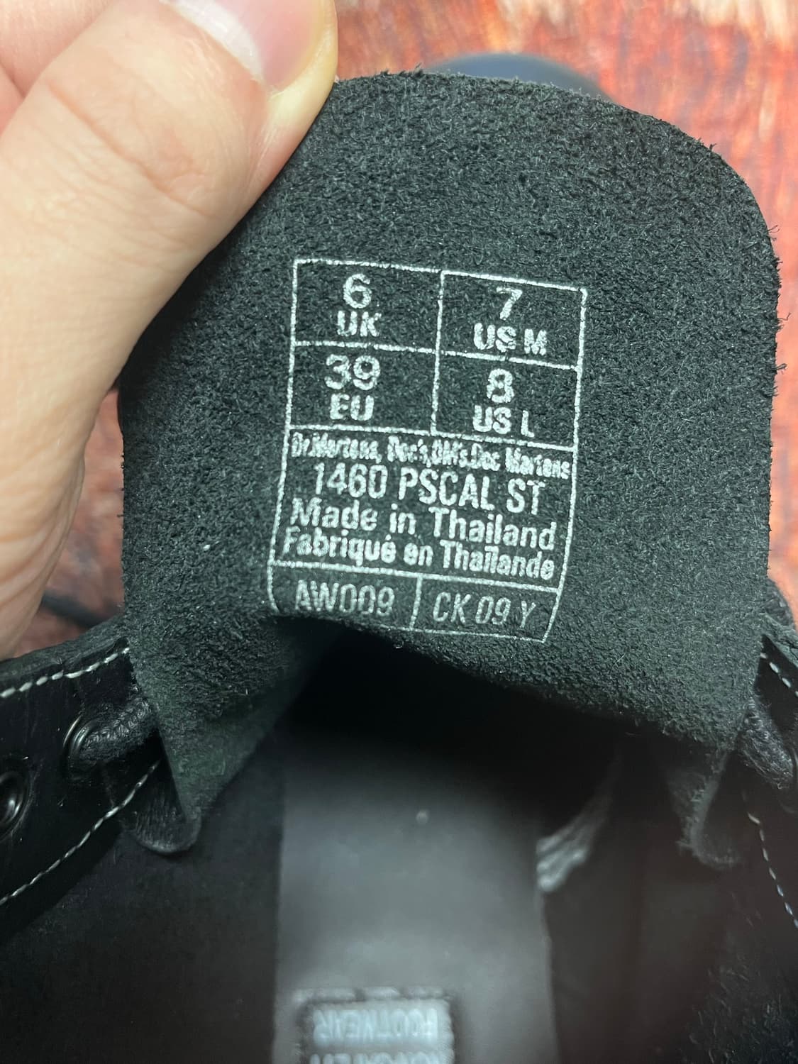 [240] 닥터마틴 1460 ST 오버드라이브 스틸토 블랙 8홀 부츠 상품이미지7