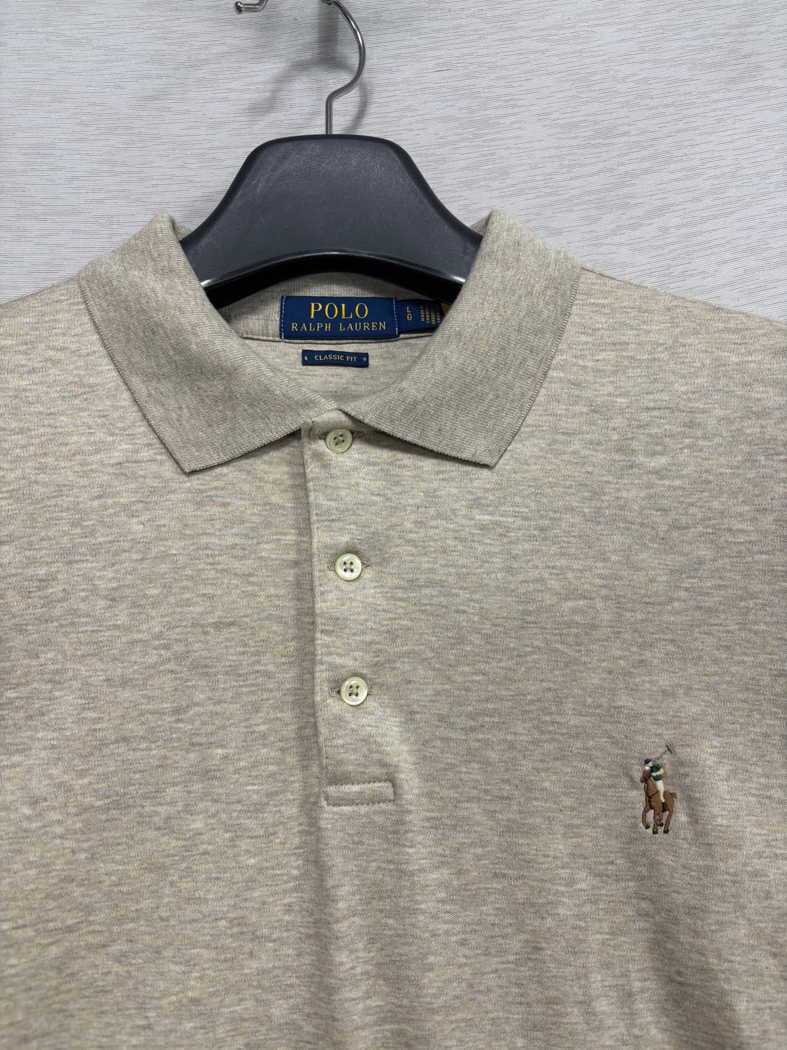 폴로 랄프로렌 클래식핏 롱슬리브 카라티 105 상품이미지2