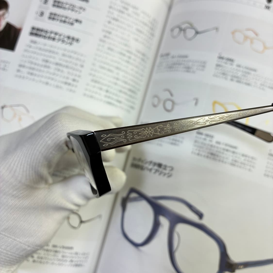 MATSUDA 마츠다 아세테이트 티타늄 콤비 블랙 실버 일본 안경 상품이미지3