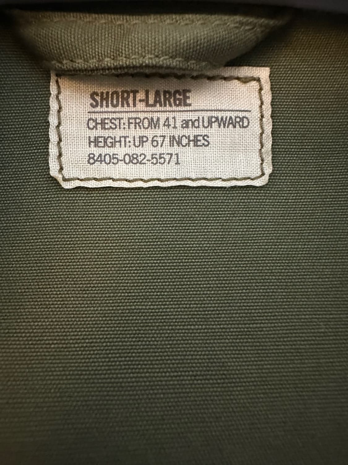 버즈릭슨 정글 퍼티그 자켓 라지 사이즈 (1회착용) 상품이미지3