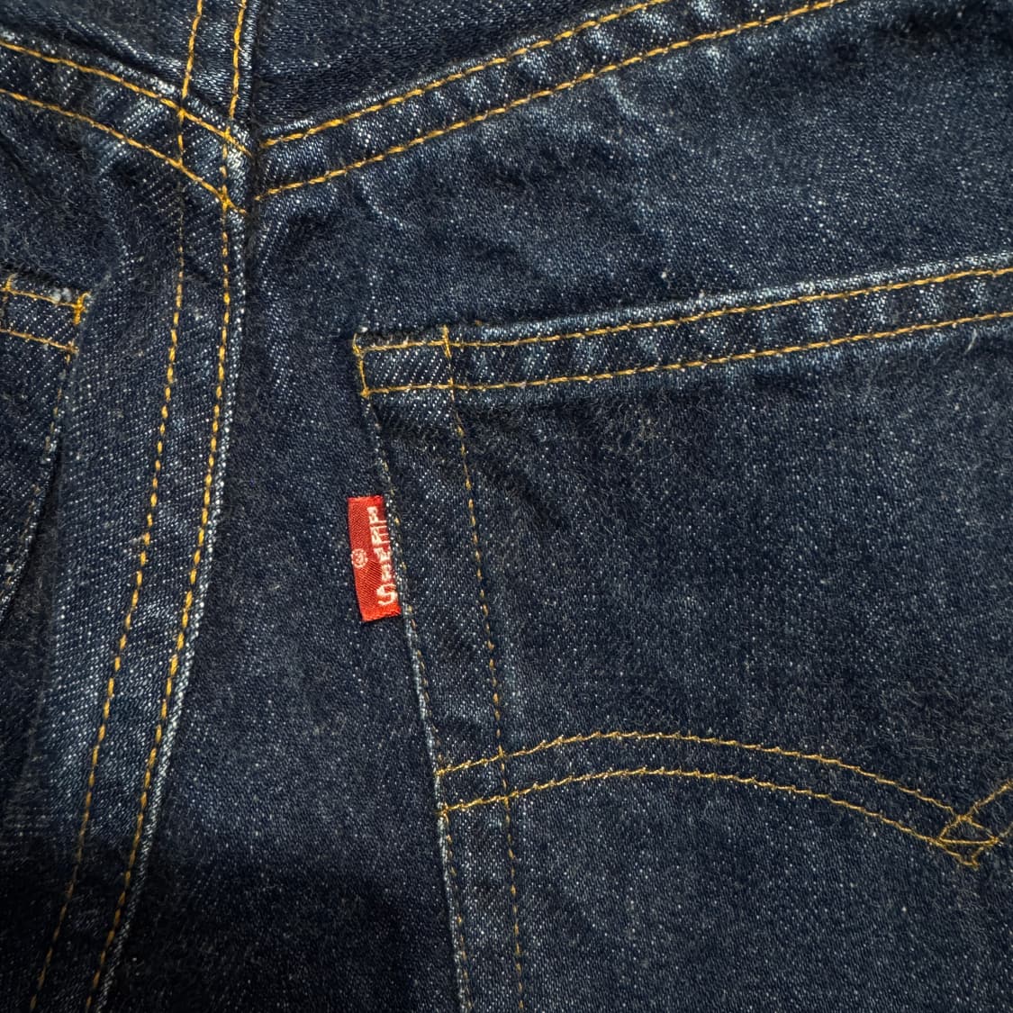 90s Levis 501 selvedge Denim 555 factory 상품이미지9