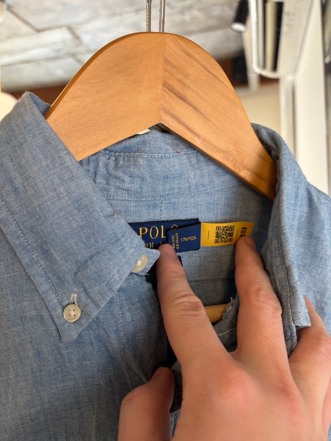 폴로 랄프로렌 샴브레이셔츠 상품이미지5