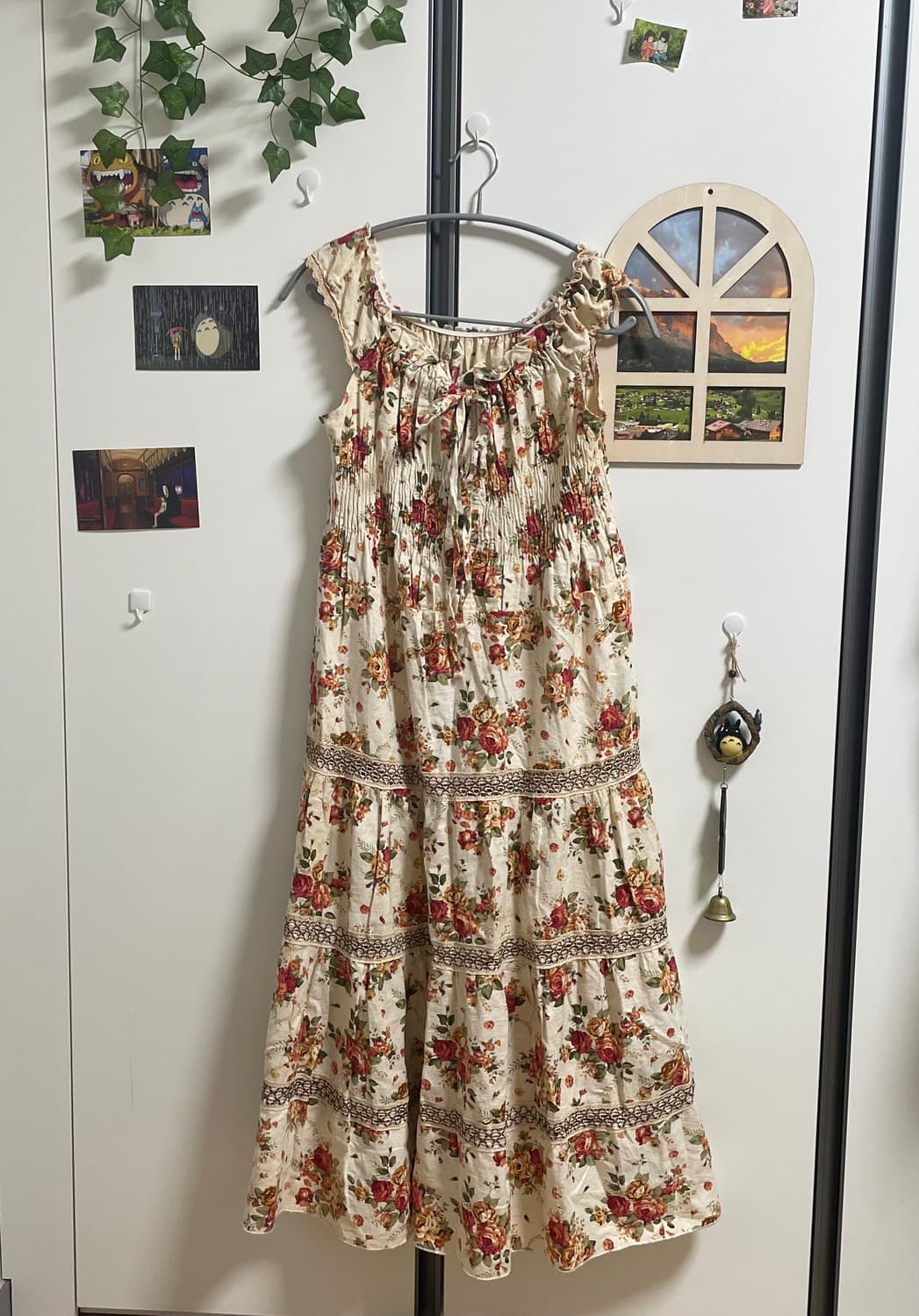 모리걸 레이스 플라워 롱원피스 상품이미지2